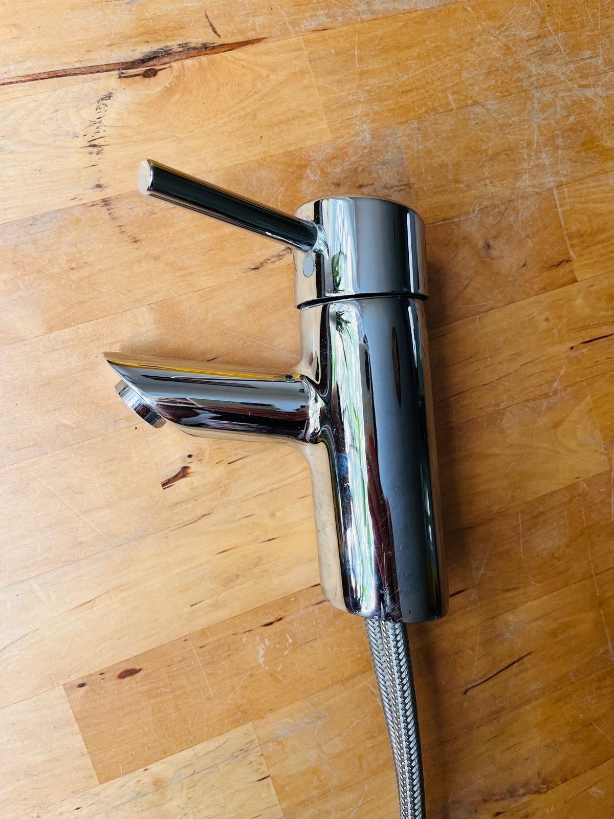 Grohe waterkraan, Doe-het-zelf en Verbouw, Sanitair, Ophalen, Zo goed als nieuw, Chroom, Kraan