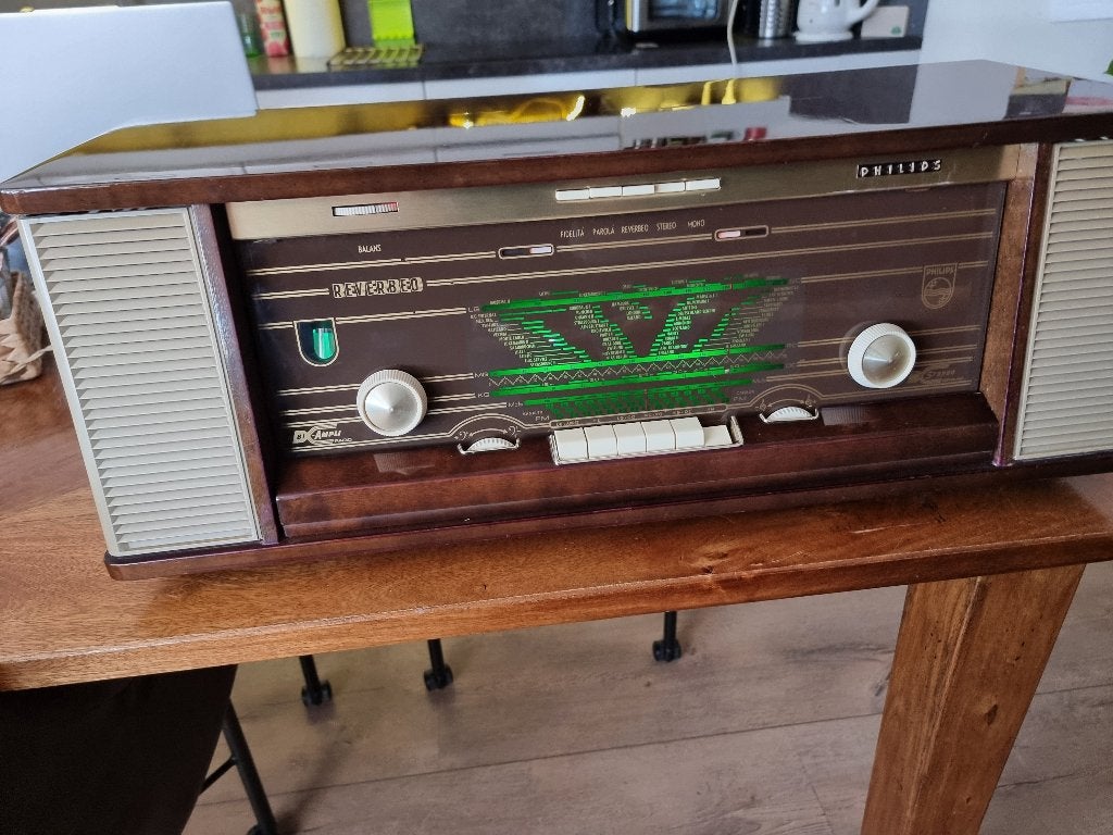 Pracht Philips bi ampli galm.. B7X14A  optie Bluetooth, Antiek en Kunst, Ophalen of Verzenden