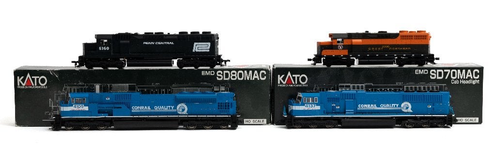 Kato EMD Conrail Quality SD80MAC 37-6342 #4105 - Nieuwstaat, Overige merken, Locomotief, Gelijkstroom of Wisselstroom, Nieuw