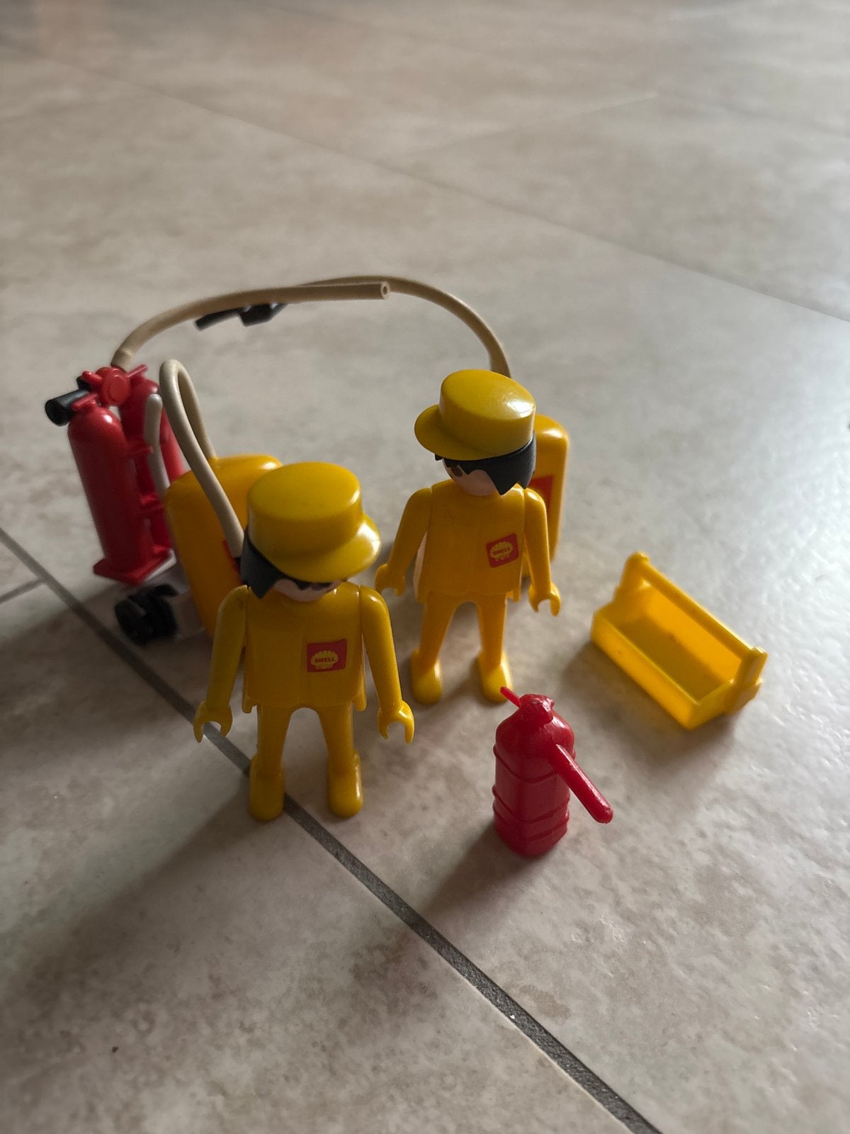 Playmobil Shell figuren met accessoires, Ophalen of Verzenden, Gebruikt