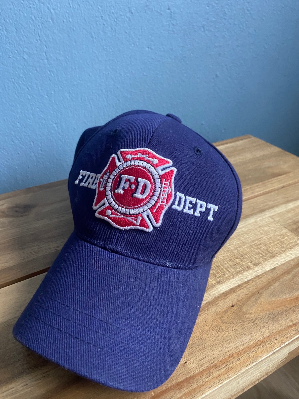 Fire Dept pet donkerblauw, Ophalen of Verzenden, Zo goed als nieuw