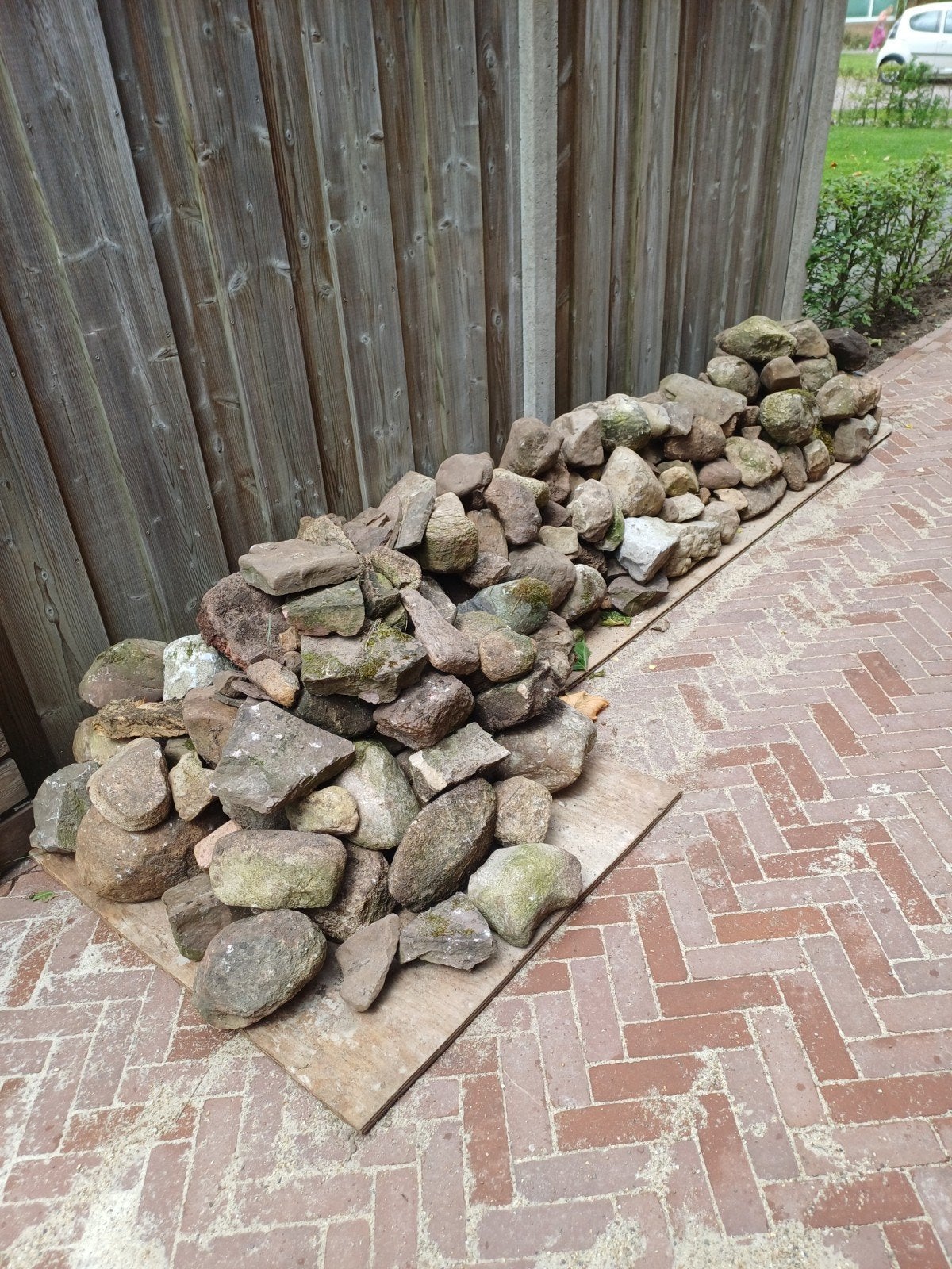 Diverse keien en stenen voor tuin of decoratie, Tuin en Terras, Ophalen, Overige materialen, Gebruikt, Kei