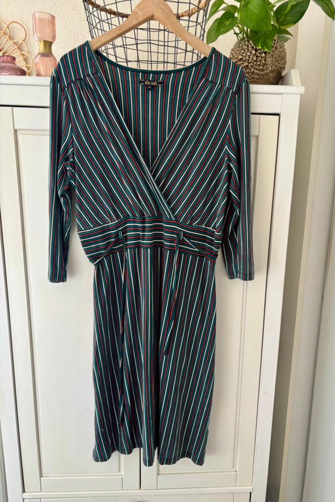 King Louie jurk maat xl, Kleding | Dames, Jurken, Maat 42/44 (L), Ophalen of Verzenden, Zo goed als nieuw, Knielengte