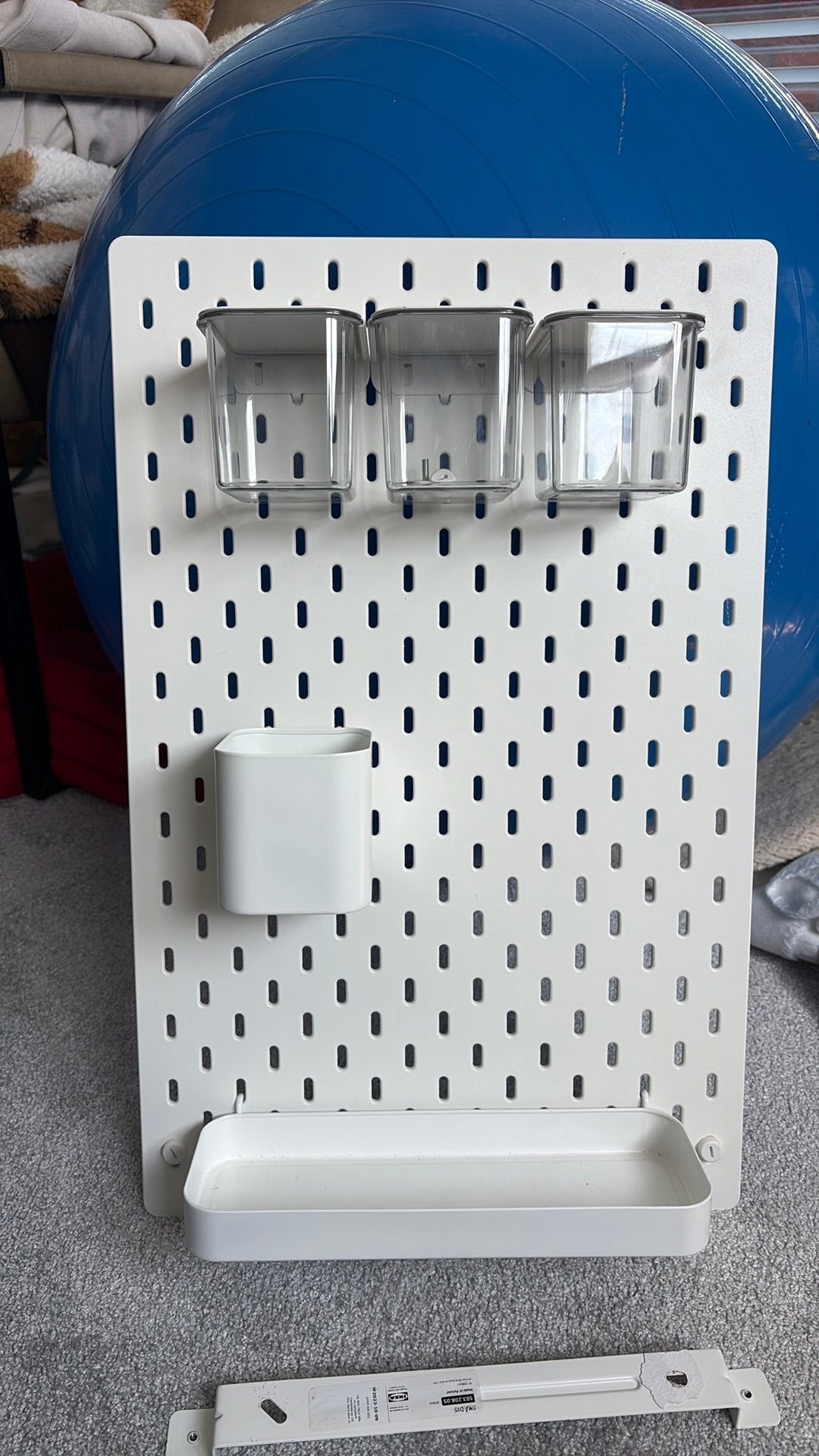 Wandrek IKEA incl ophangers, Ophalen, Zo goed als nieuw