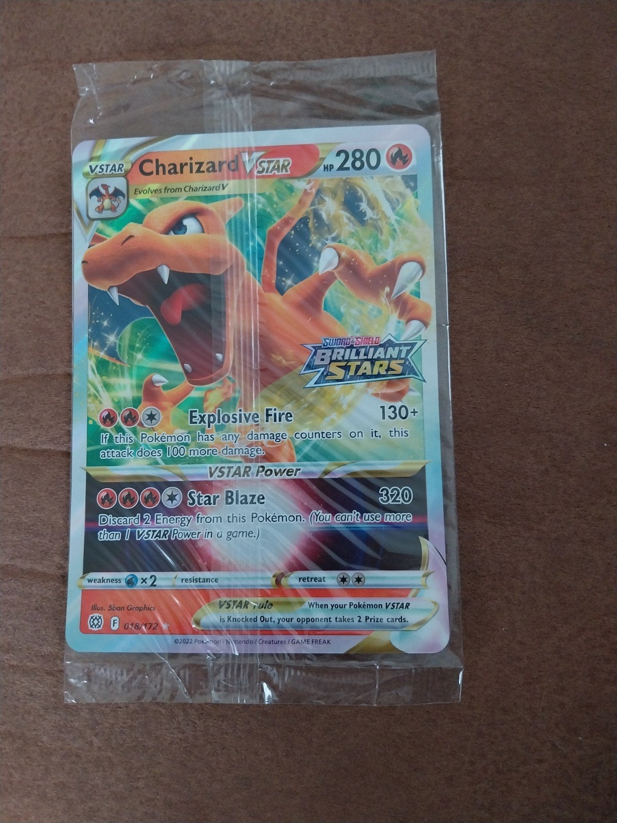 Charizard V star jumbo, Ophalen of Verzenden, Nieuw
