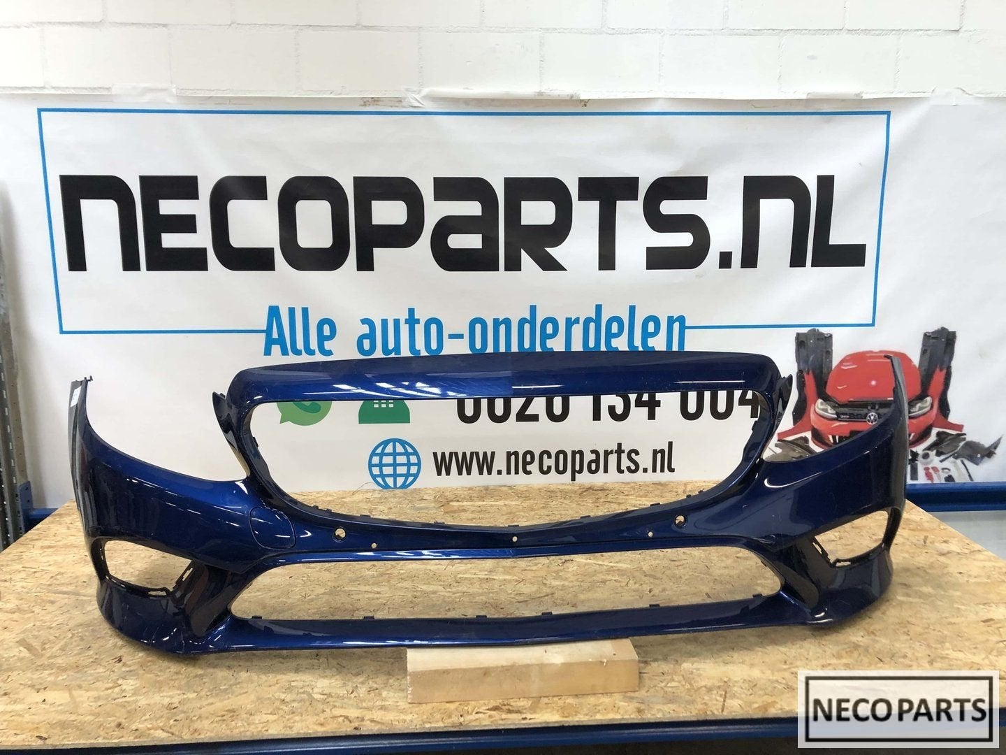 C klasse w205 voorbumper origineel pdc, Gebruikt, -, Voor, Ophalen of Verzenden
