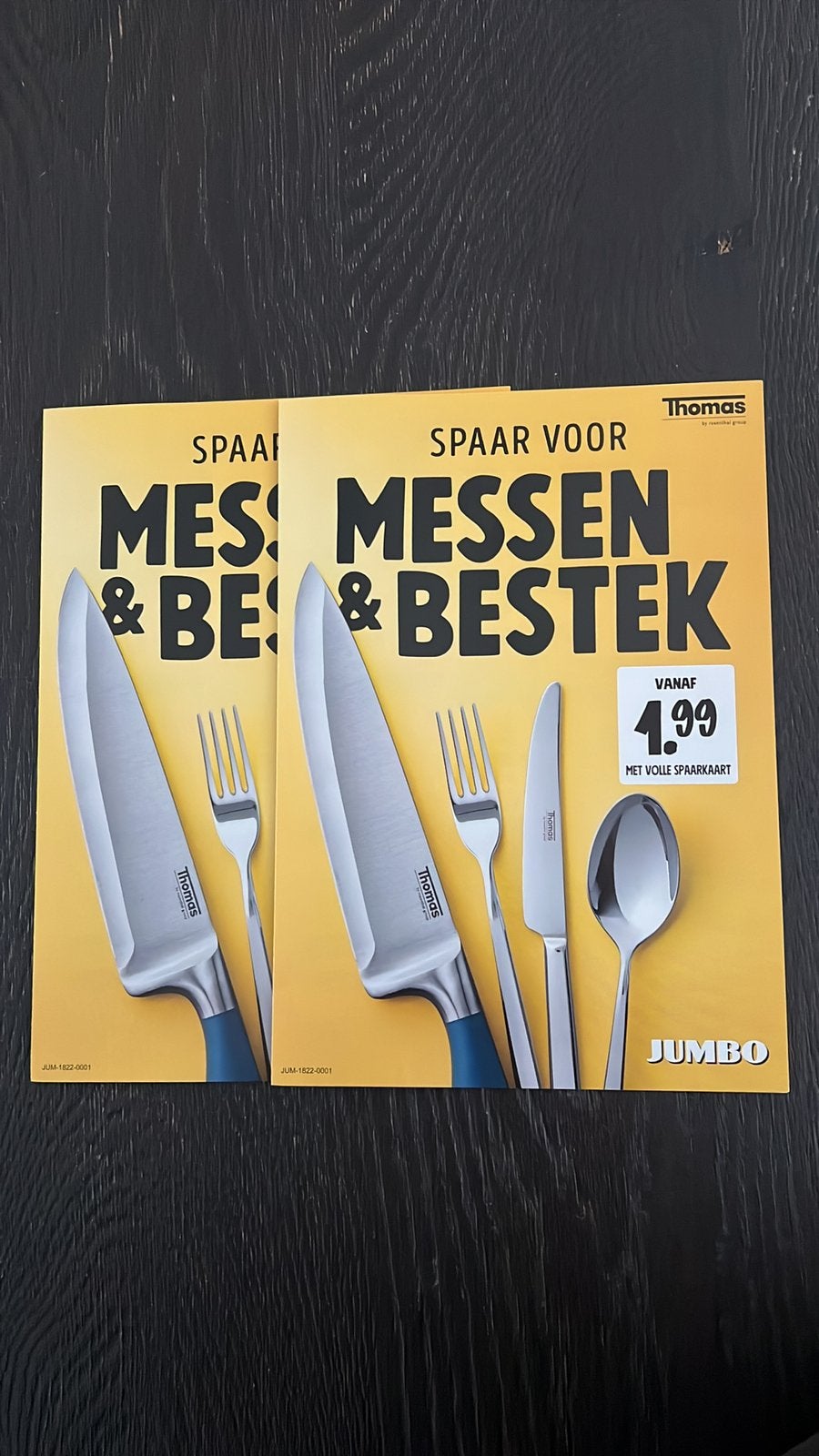 Gezocht voor mijn uitzet bestekzegels van de Jumbo, Ophalen, Winkel, Super of Benzinepomp, Zegels, Bonnen of Punten