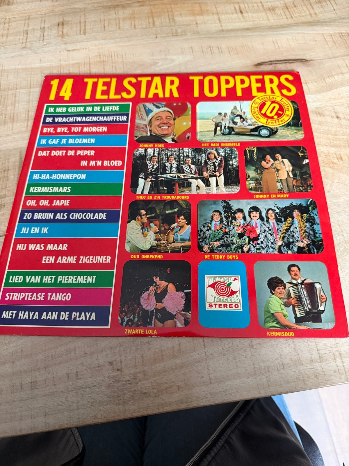 14 Telstar Toppers - Originele Versies LP, Ophalen, Gebruikt, Levenslied of Smartlap, Album