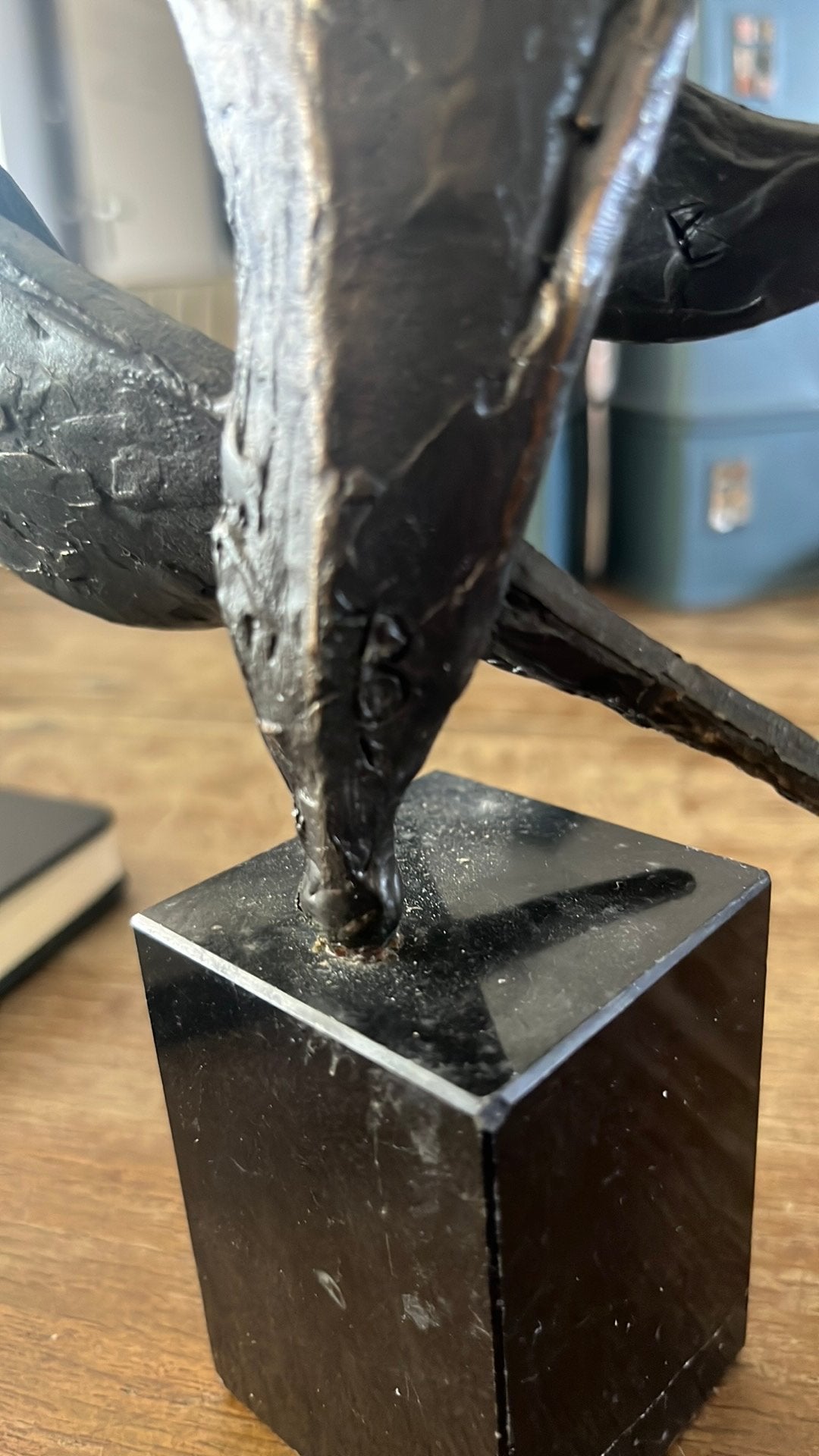 Wind in de zeilen brons kunstwerk Bernadette Leijdekkers, Ophalen of Verzenden