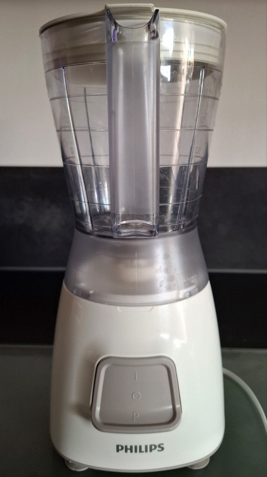 Philips Blender met hakmolen - Wit, Ophalen of Verzenden, Gebruikt, Blender
