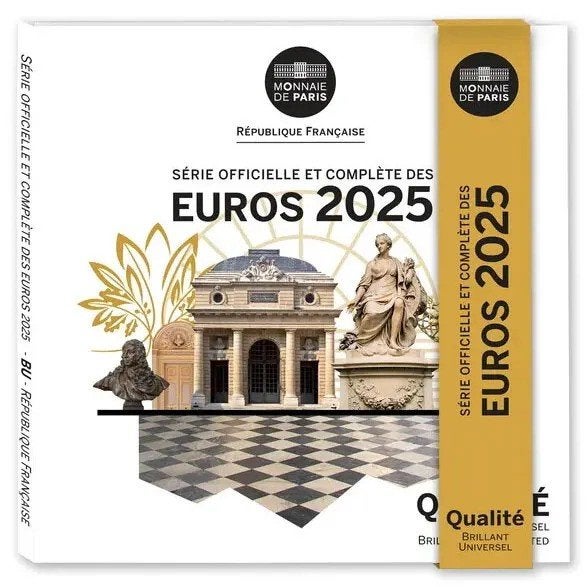 BU set Frankrijk 2025 Blister - 1 cent t/m 2 euro, Postzegels en Munten, Verzenden, Frankrijk, Overige waardes, Setje