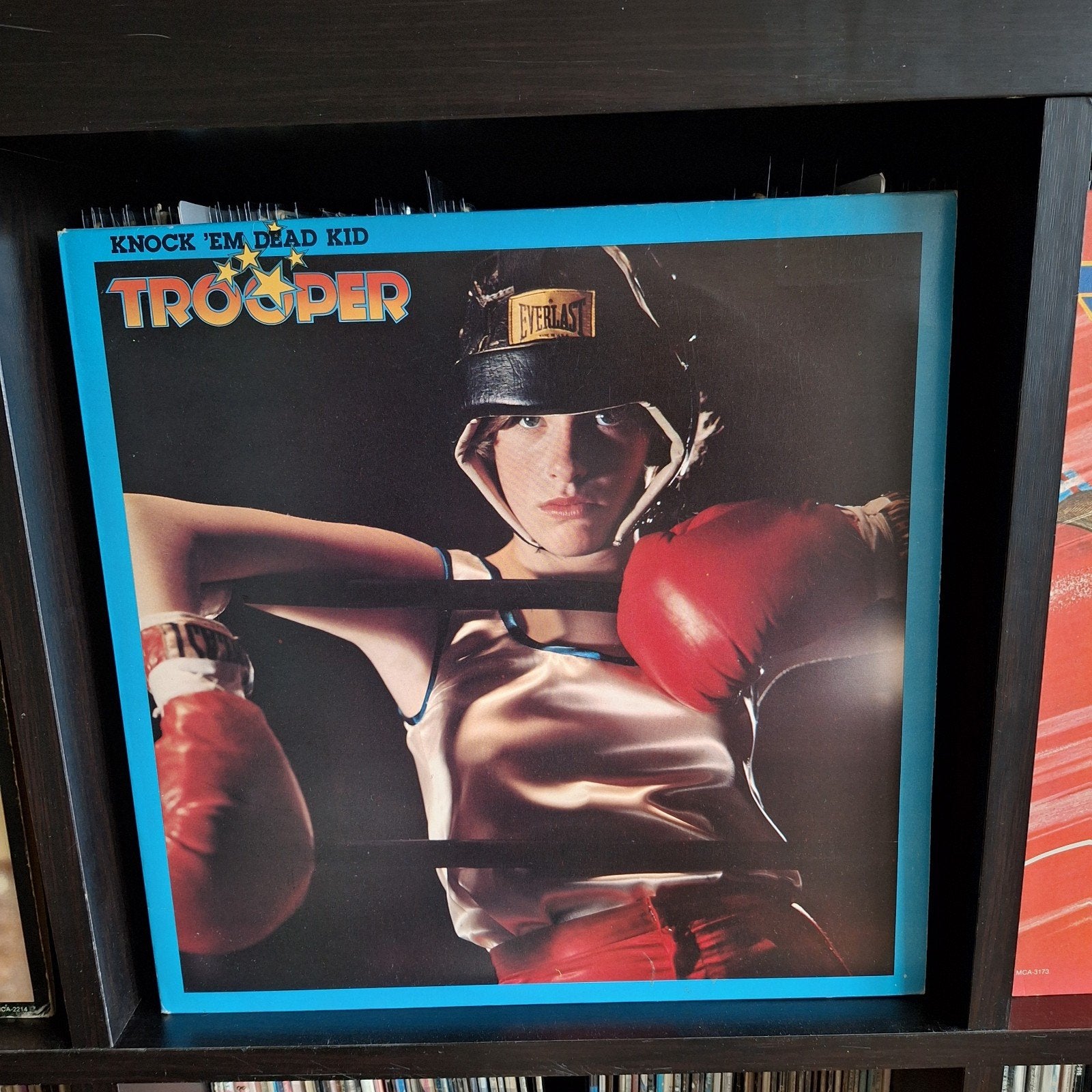 Trooper - Knock 'Em Dead Kid LP (1977) Rock Vinyl, Ophalen of Verzenden, 1970 - 1979, Gebruikt, 12 inch
