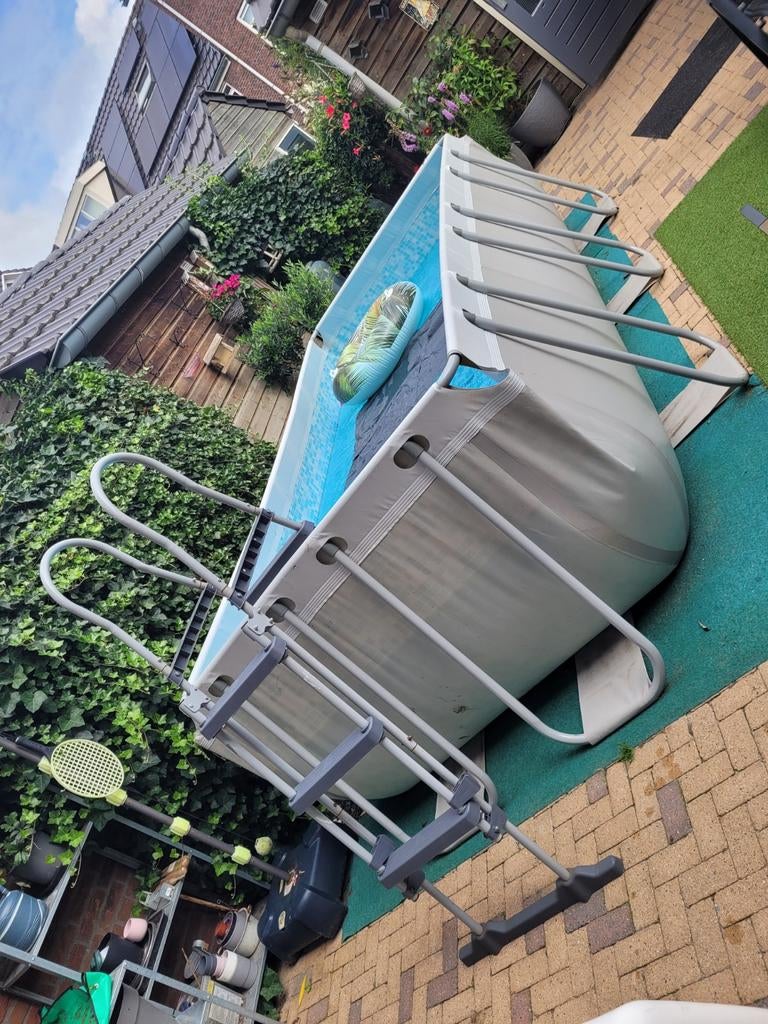Zwembad met zandfilter, Ophalen, Gebruikt, 200 tot 300 cm, 80 tot 120 cm