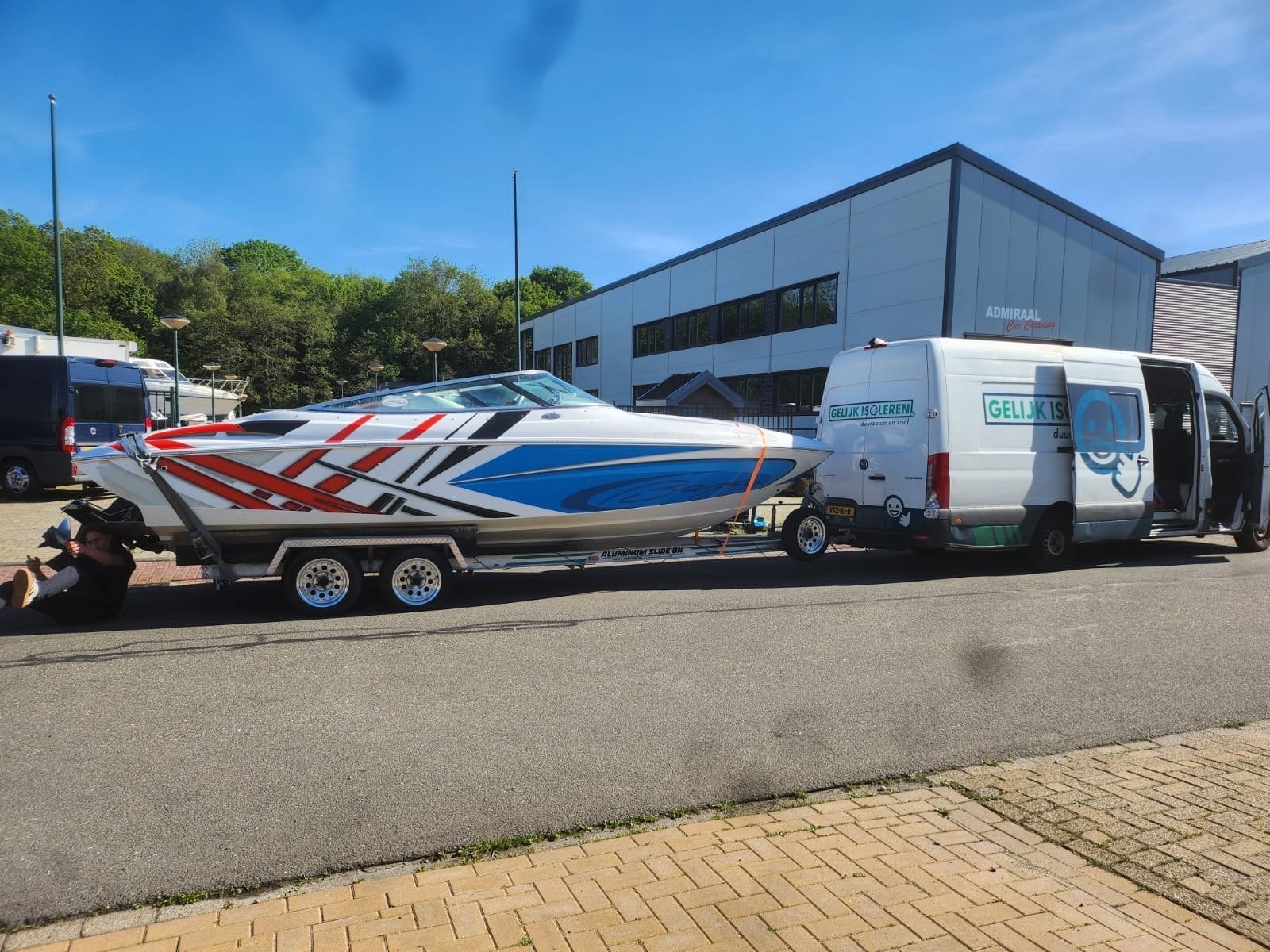 Baja Boss 232 met krachtige Mercury 496 Mag V8 op trailer, Watersport en Boten, Speedboten, Overige merken, Gebruikt, Binnenboordmotor