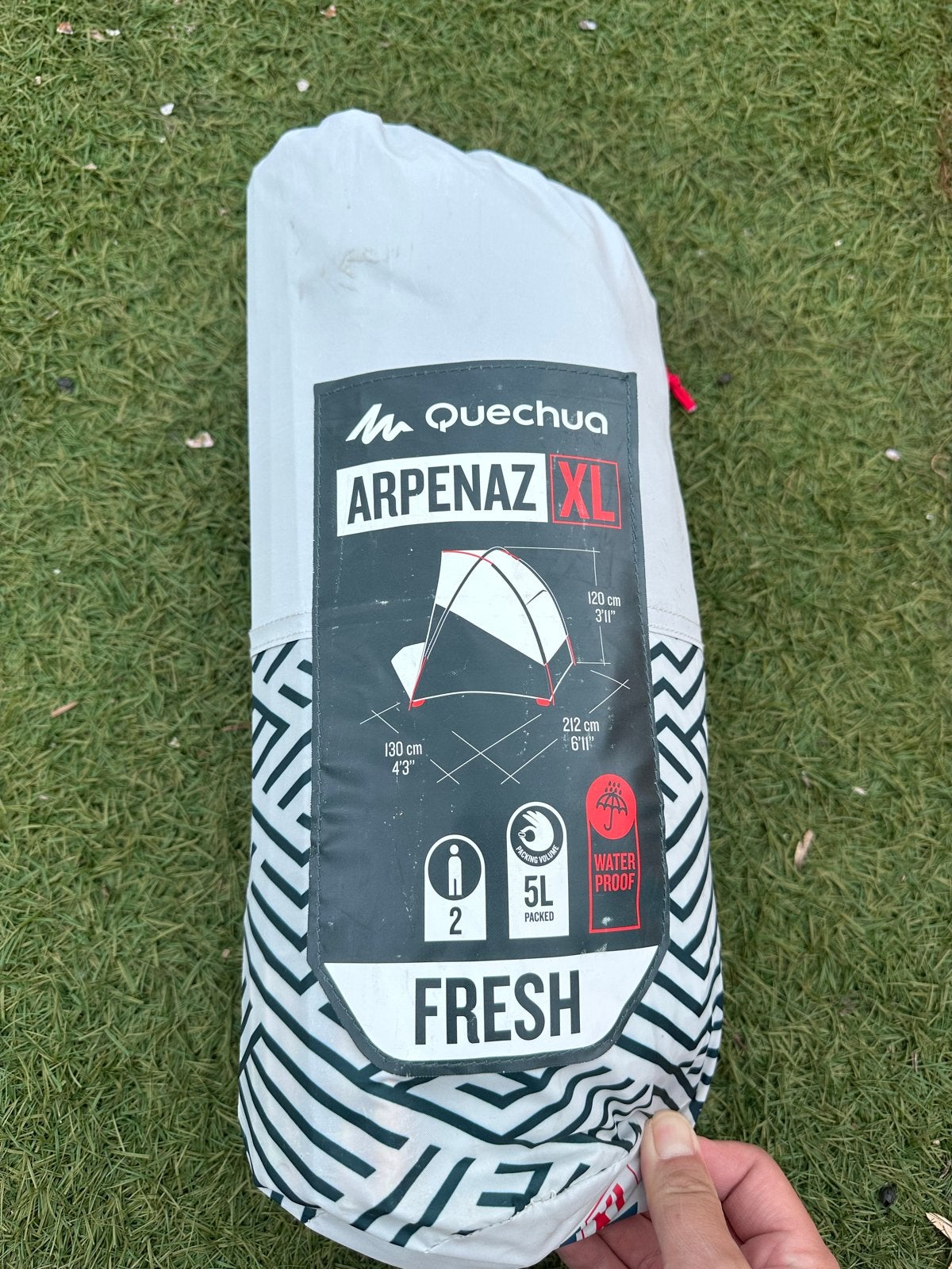 Quechua Arpenaz XL Fresh 2-persoons tent, Ophalen, Gebruikt, Tot en met 2