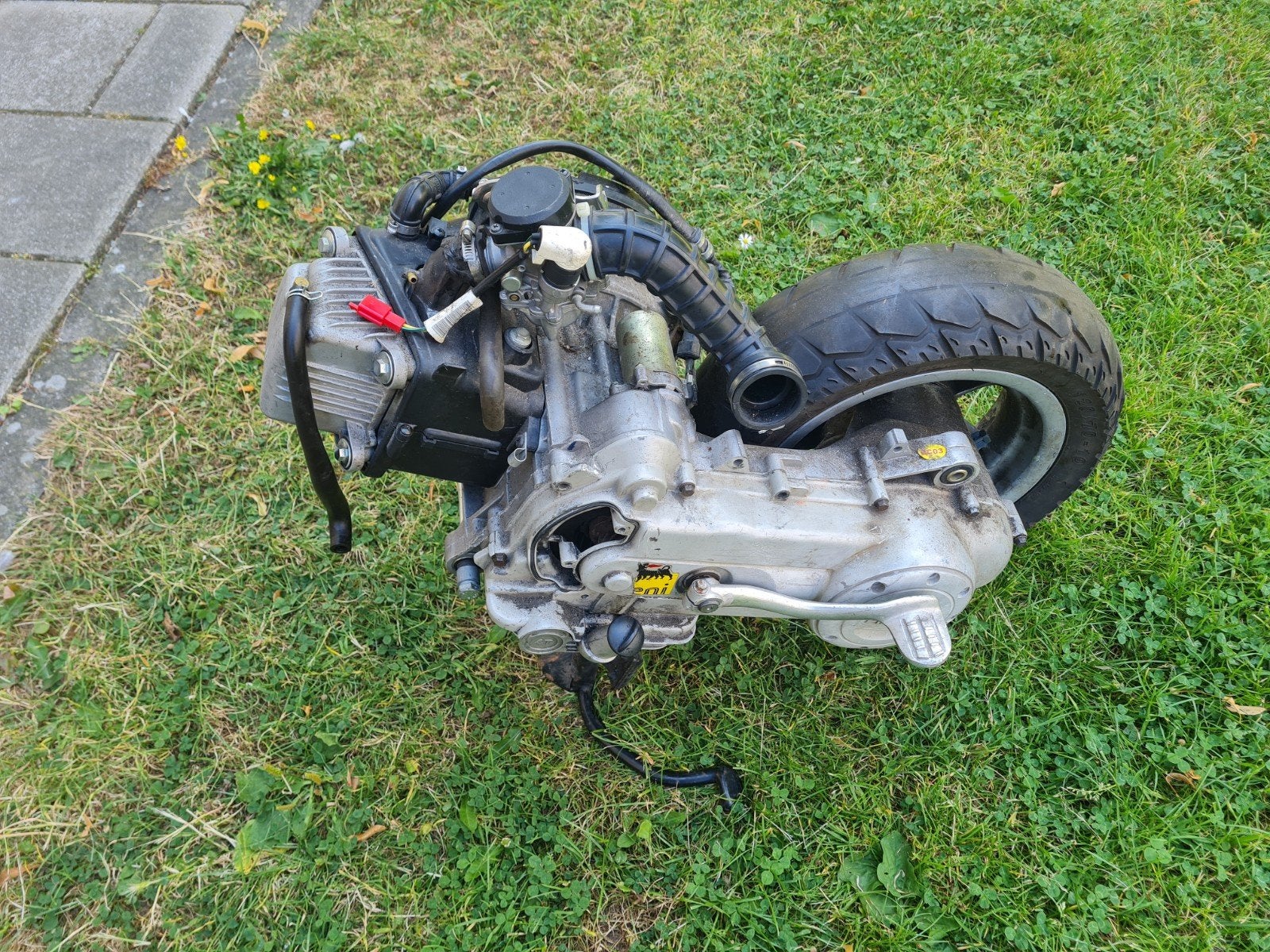 Complete GY6 4-takt scooter set – Motorblok, kabelboom, bobi, Fietsen en Brommers, Minibikes, Midibikes en Pitbikes, Ophalen, Gebruikt