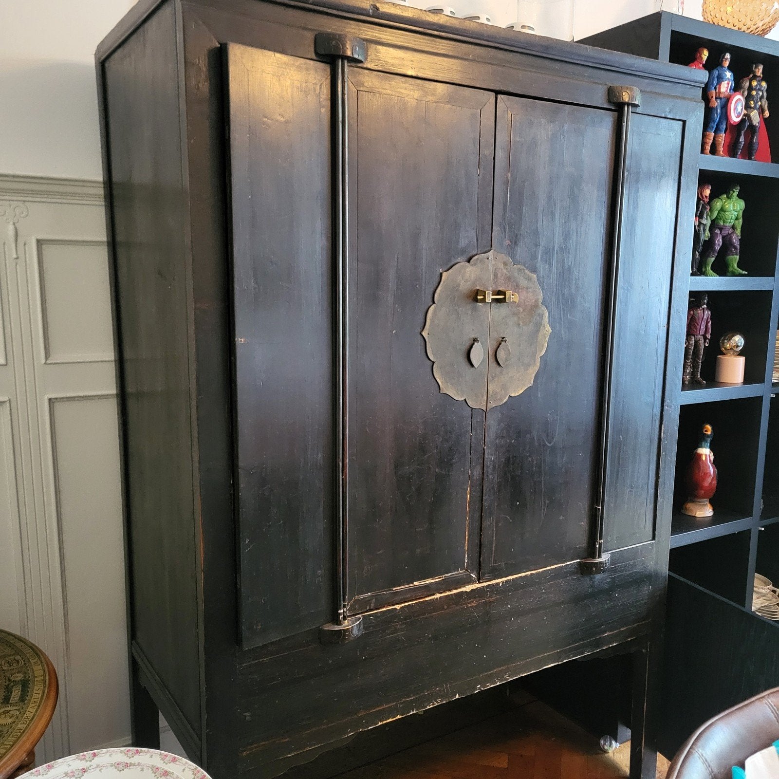 Antieke Chinese Bruidskast - Late Qing Periode, Ophalen