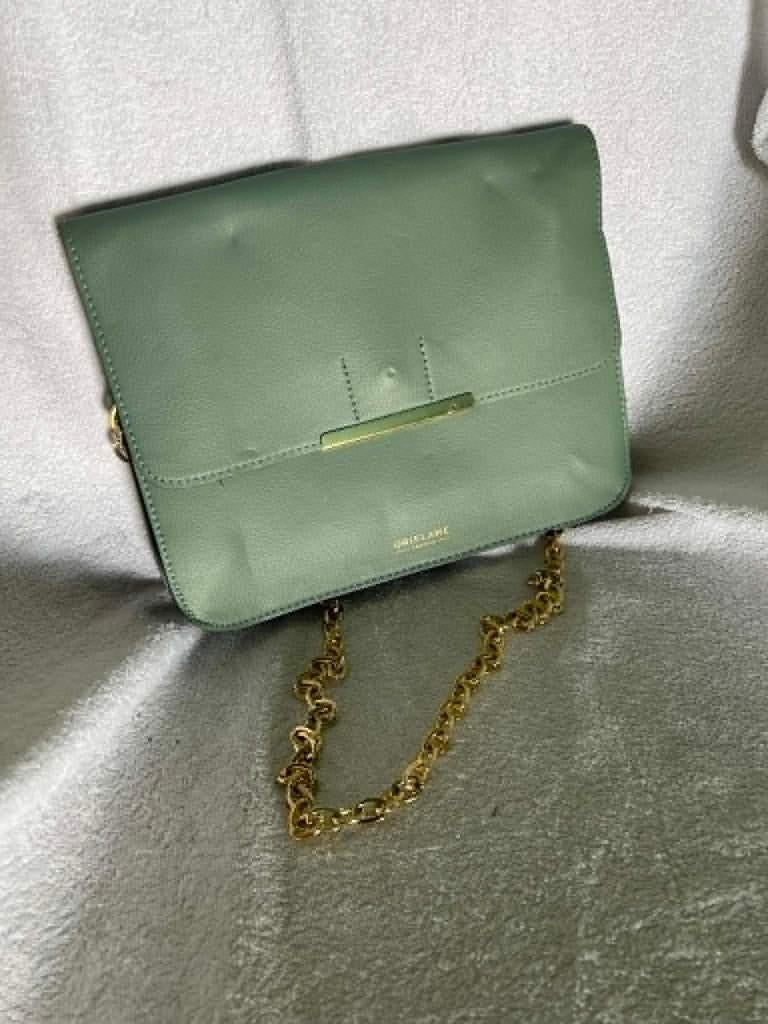 Zeegroene schoudertas, Oriflame, Sieraden, Tassen en Uiterlijk, Tassen | Damestassen, Ophalen of Verzenden, Schoudertasje