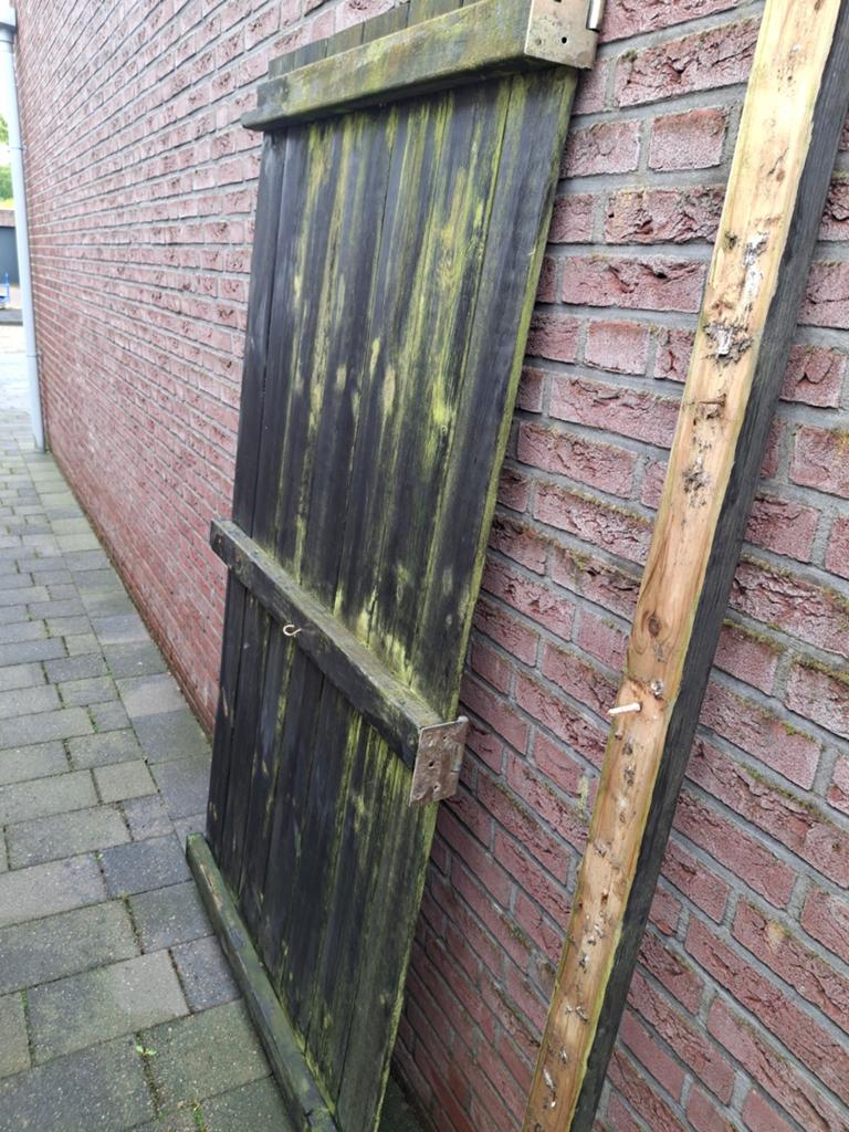 Tuindeur hout, Tuin en Terras, Ophalen, Minder dan 3 meter, Hout, 1 tot 2 meter