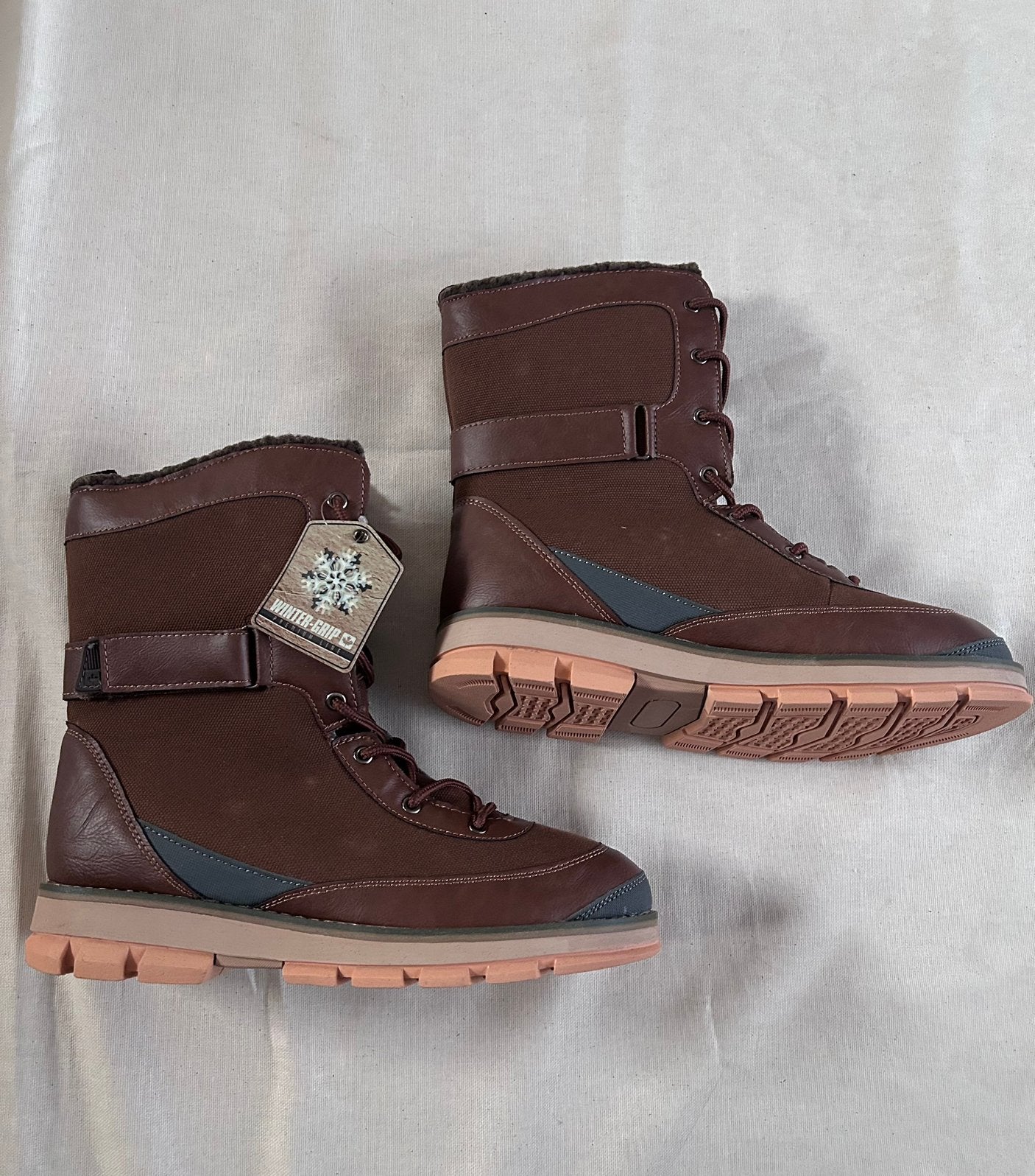 Bruine heren snowboots maat 42, Kleding | Heren, Bruin, Boots, Nieuw, Ophalen of Verzenden