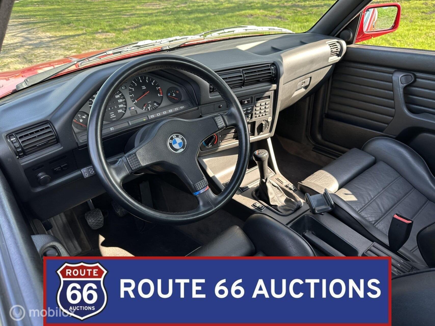 BMW M3 | 1989 | Route 66 Auctions, Overige carrosserieën, Zwart, Bedrijf, Handgeschakeld