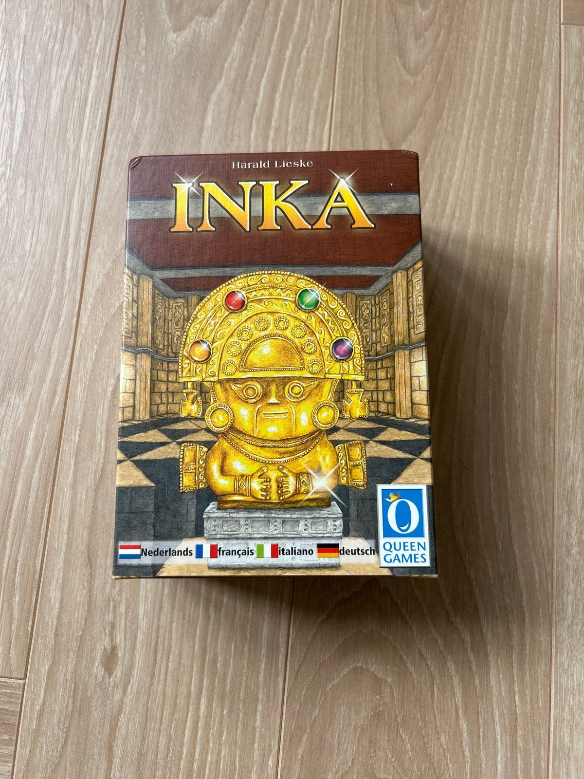 Inka bordspel van Harald Lieske - Queen Games, Hobby en Vrije tijd, Gezelschapsspellen | Bordspellen, Ophalen of Verzenden, Gebruikt
