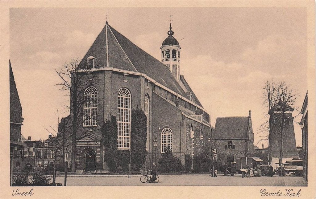 703-407-013 Sneek Groote Kerk, Verzenden, Voor 1920, Friesland