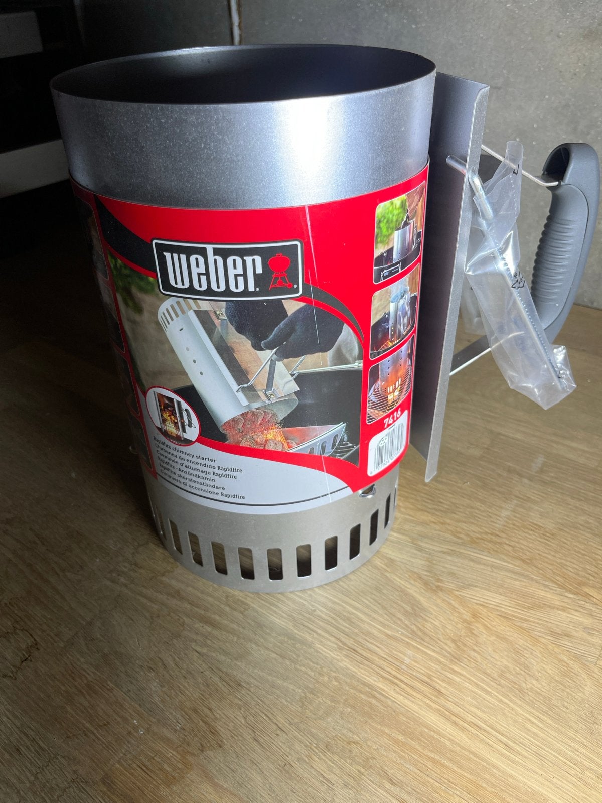 Weber Rapidfire Schoorsteenstarter - Nieuw in verpakking, Tuin en Terras, Ophalen of Verzenden, Nieuw