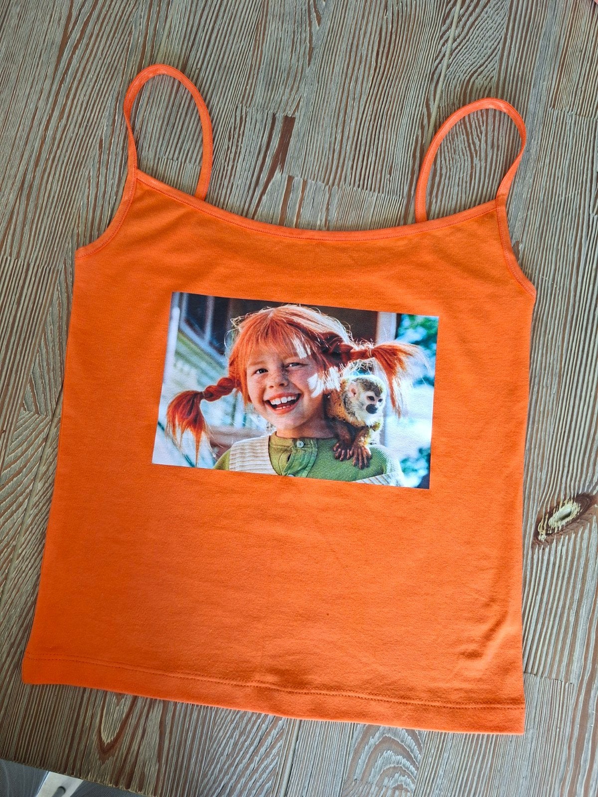 Pippi Langkous top NIEUW oranje, Nieuw, Oranje, Ophalen of Verzenden, Bella