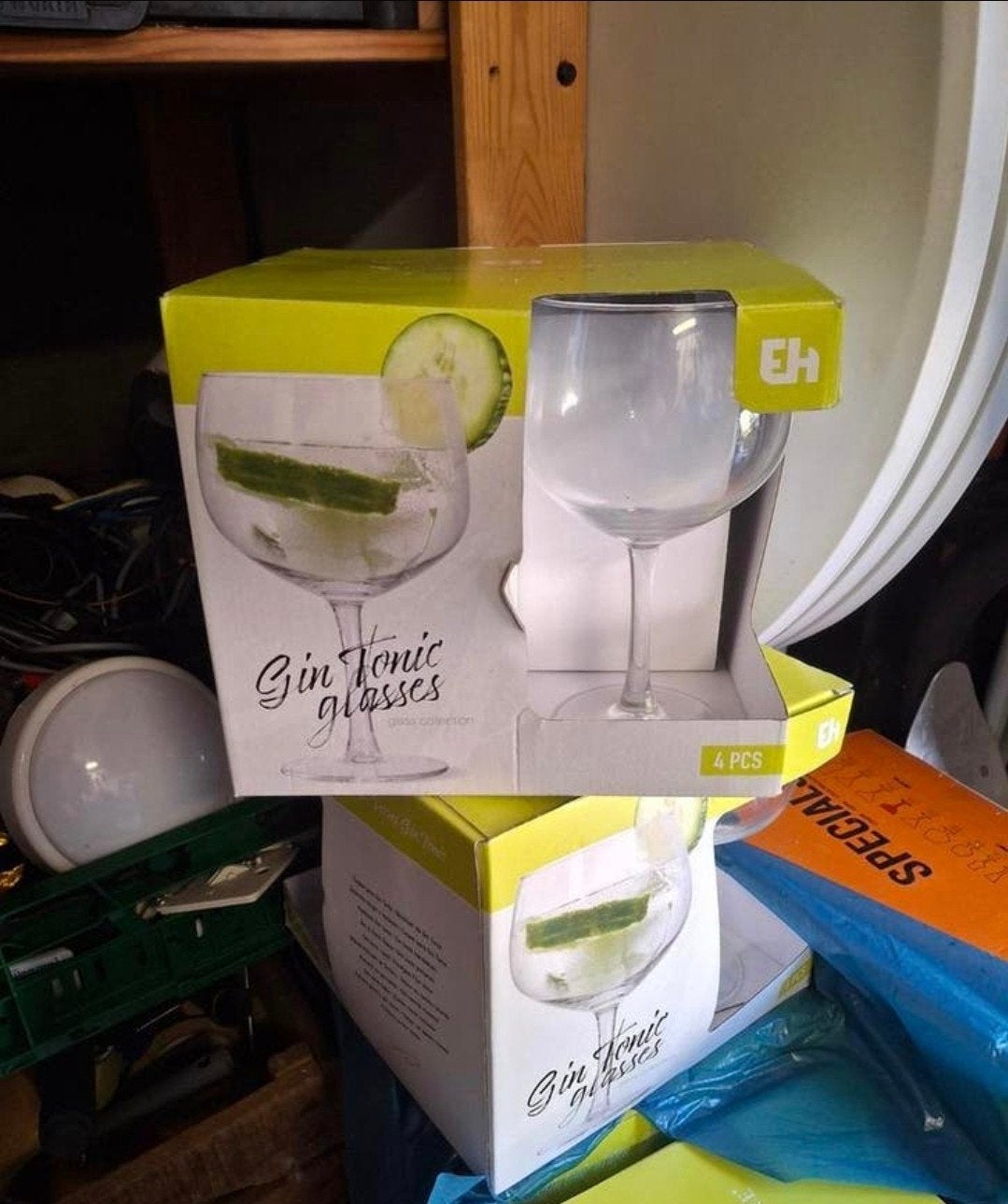 24 gin tonic glazen, Ophalen
