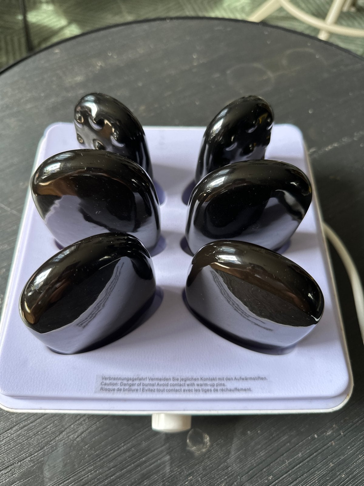 6 Massage stenen met verwarming, Ophalen of Verzenden