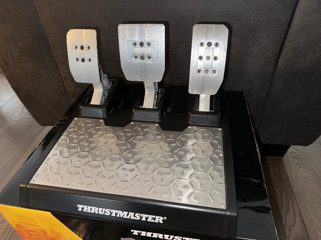 Thrustmaster T-LCM Pedalen, Spelcomputers en Games, Ophalen, Zo goed als nieuw, Stuur of Pedalen, PlayStation 4