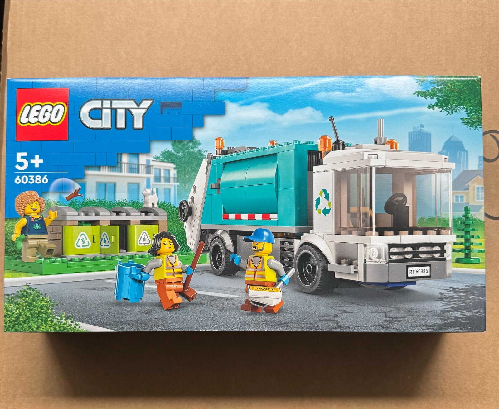 LEGO City 60386 Vuilniswagen - Nieuw in doos, Ophalen of Verzenden, Nieuw, Overige merken