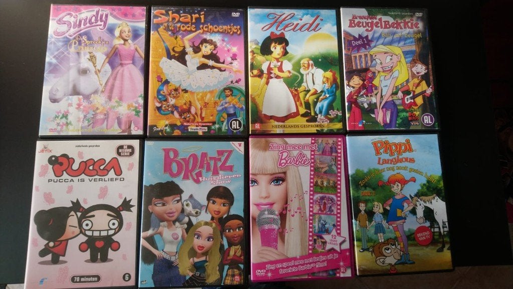 8 meisjes dvd's, Avontuur, Alle leeftijden, Ophalen of Verzenden, Zo goed als nieuw