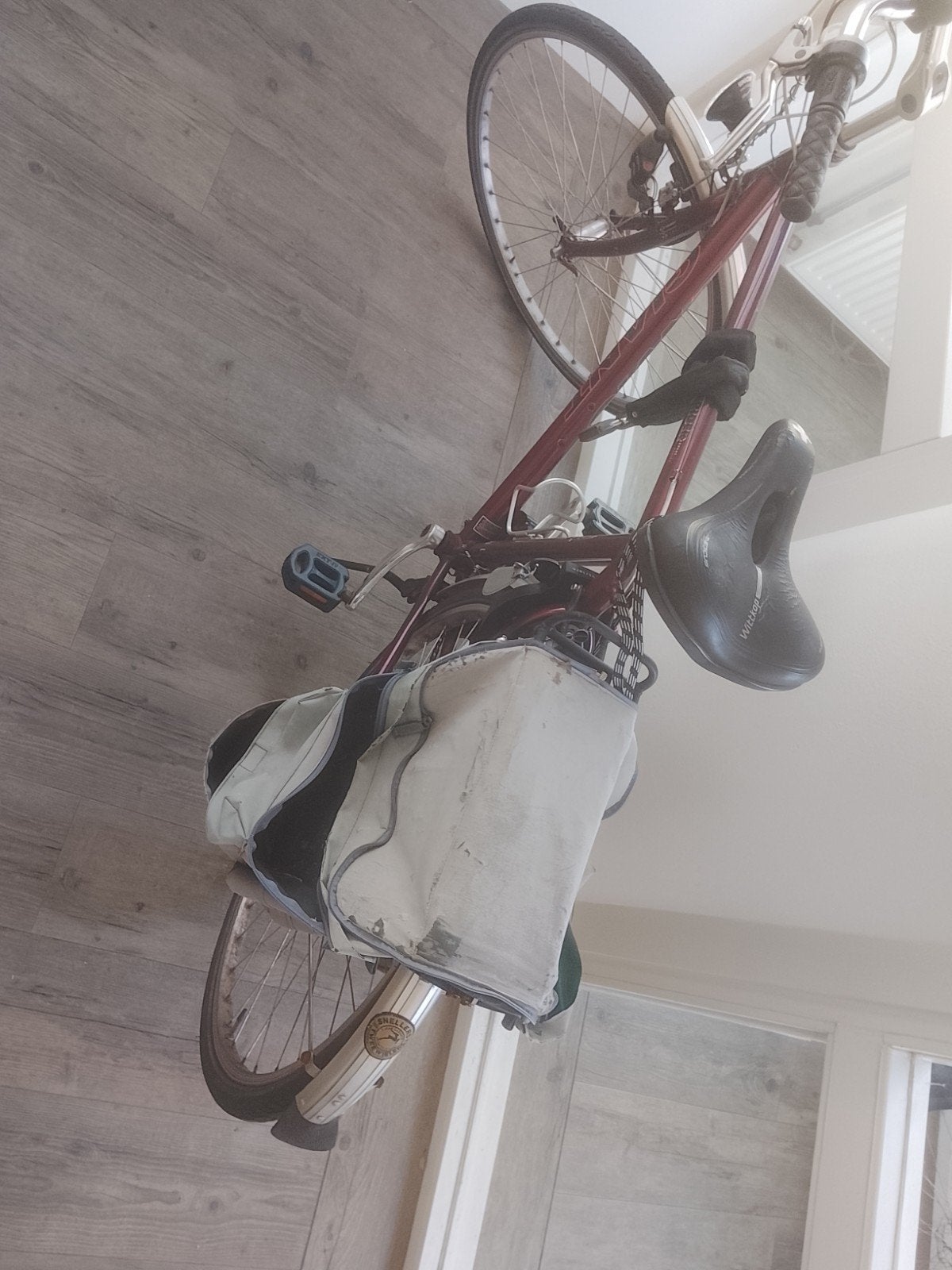 Giant toerfiets, herenfiets, 28 inch, 21 versnellingen, Gebruikt, Velgrem, Versnellingen, 56 cm of meer