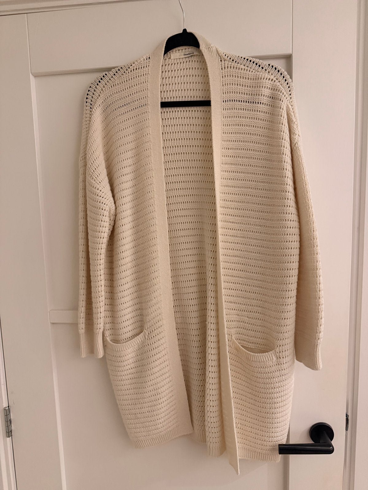 Sibin Linnebjerg gebreid vest, maat S, crème, Ophalen of Verzenden, Zo goed als nieuw, Maat 36 (S), Beige