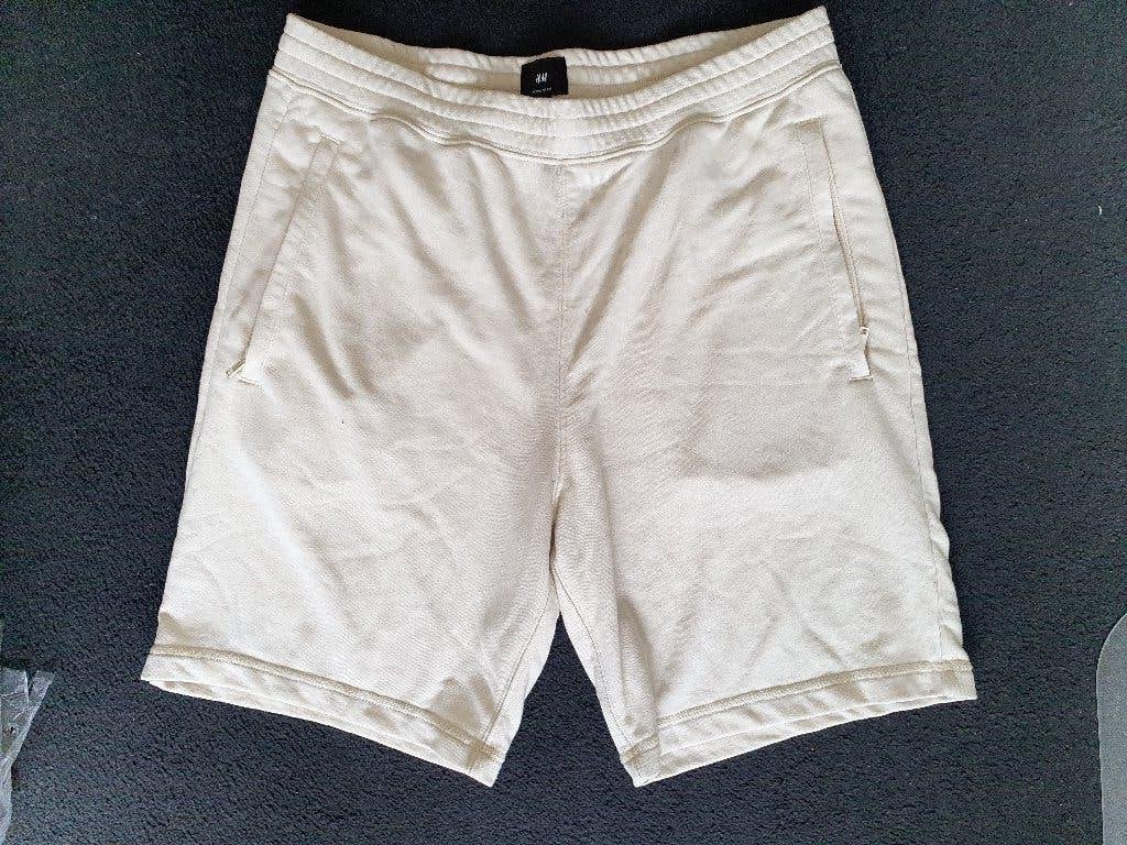 Korte joggingbroek, Maat 52/54 (L), Beige, Ophalen of Verzenden, H&M