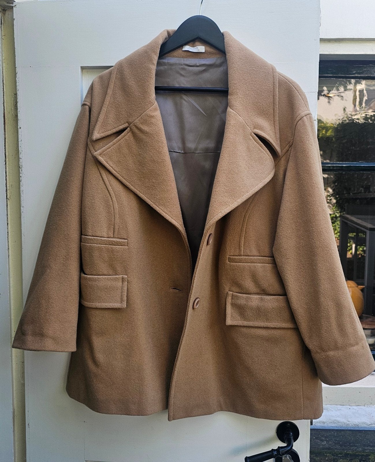Camelkleurig manteljack / tussenjas – maat L, Kleding | Dames, En-dress by Endresz, Ophalen of Verzenden, Gedragen, Bruin