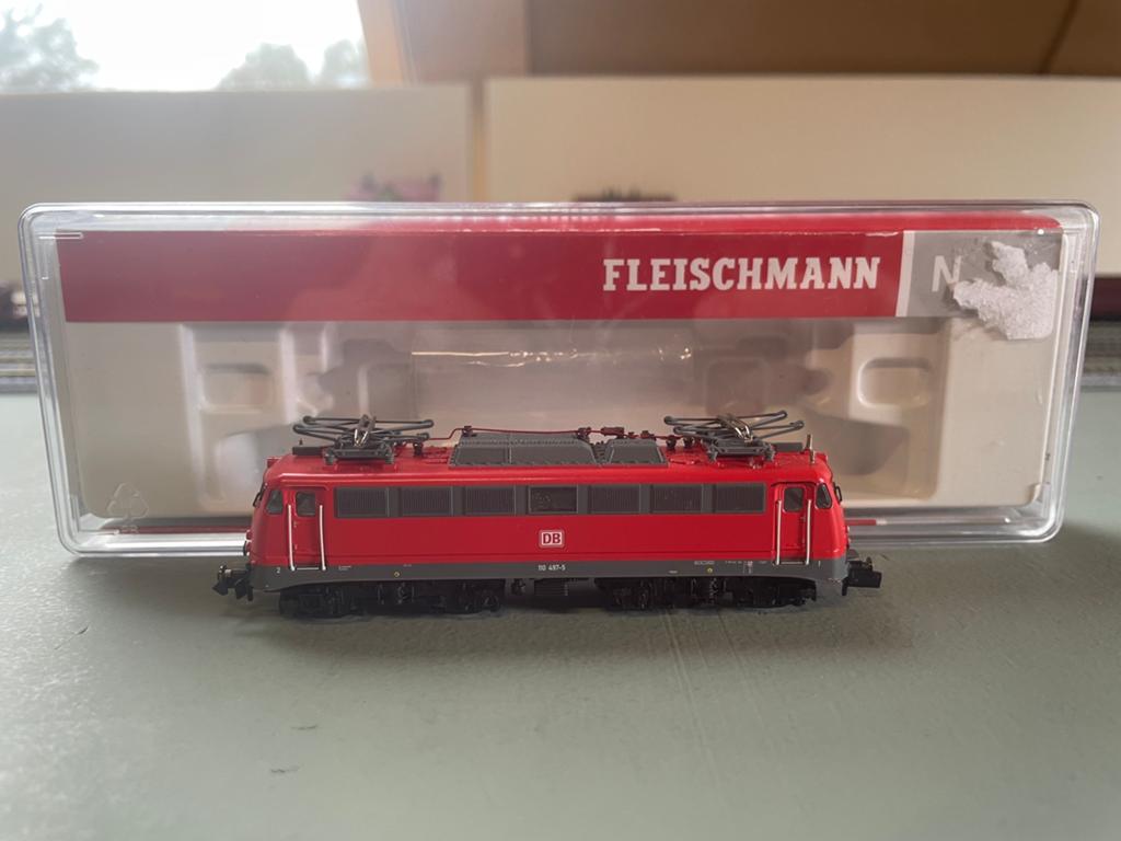 Fleischmann 733808 DB BR110, Fleischmann, Ophalen of Verzenden, Zo goed als nieuw, Gelijkstroom