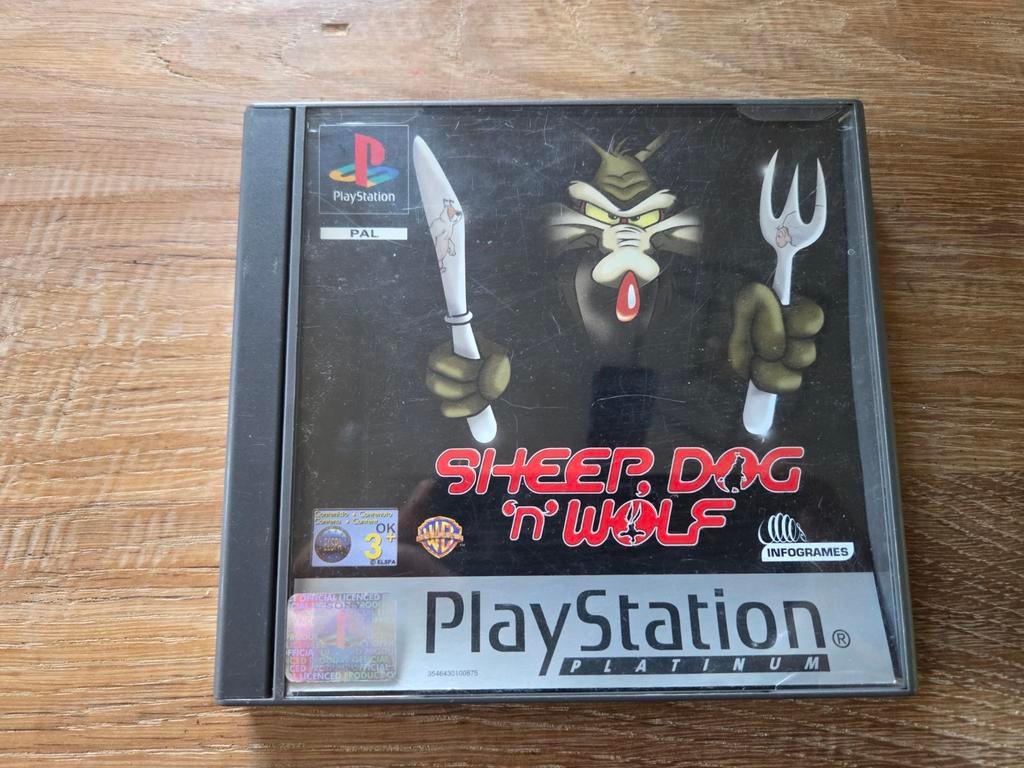 Sheep, Dog 'n' Wolf PlayStation 1, 1 speler, Ophalen of Verzenden, Zo goed als nieuw, Vanaf 18 jaar
