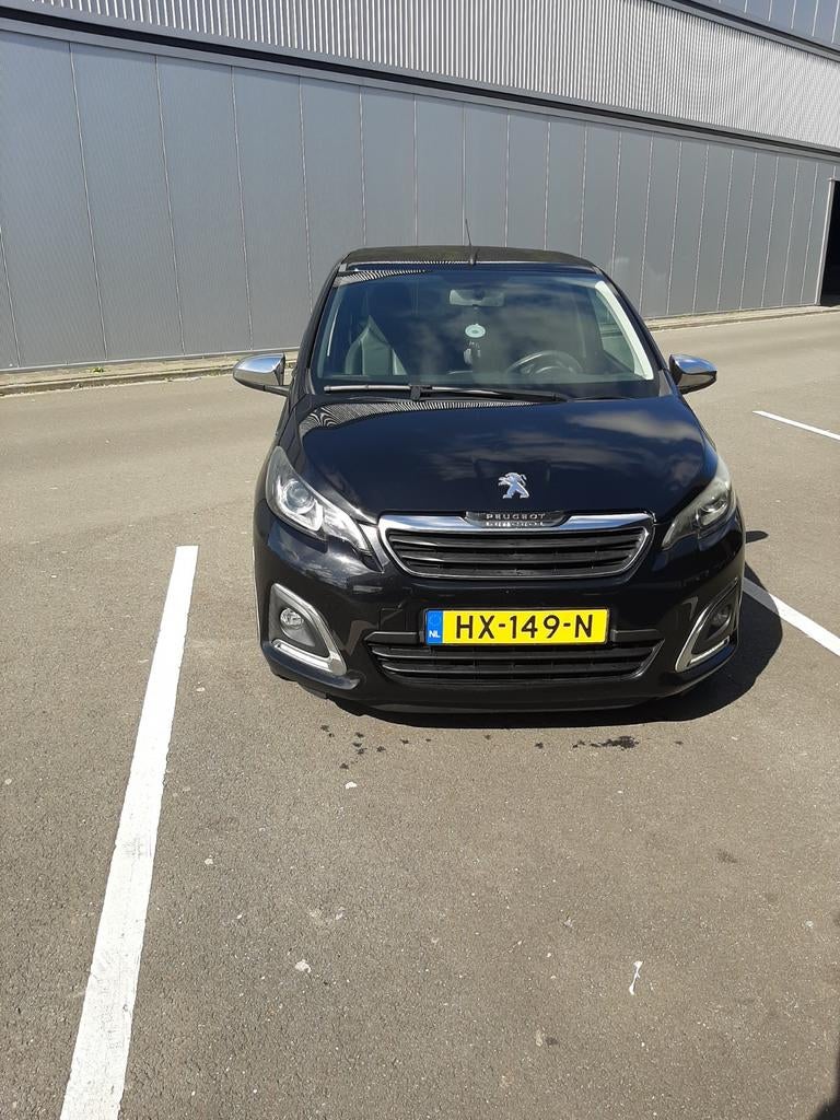 Peugeot 108 1.0 12V E-vti 51KW 5DR 2016 Zwart, Voorwielaandrijving, 4 stoelen, Zwart, Handgeschakeld