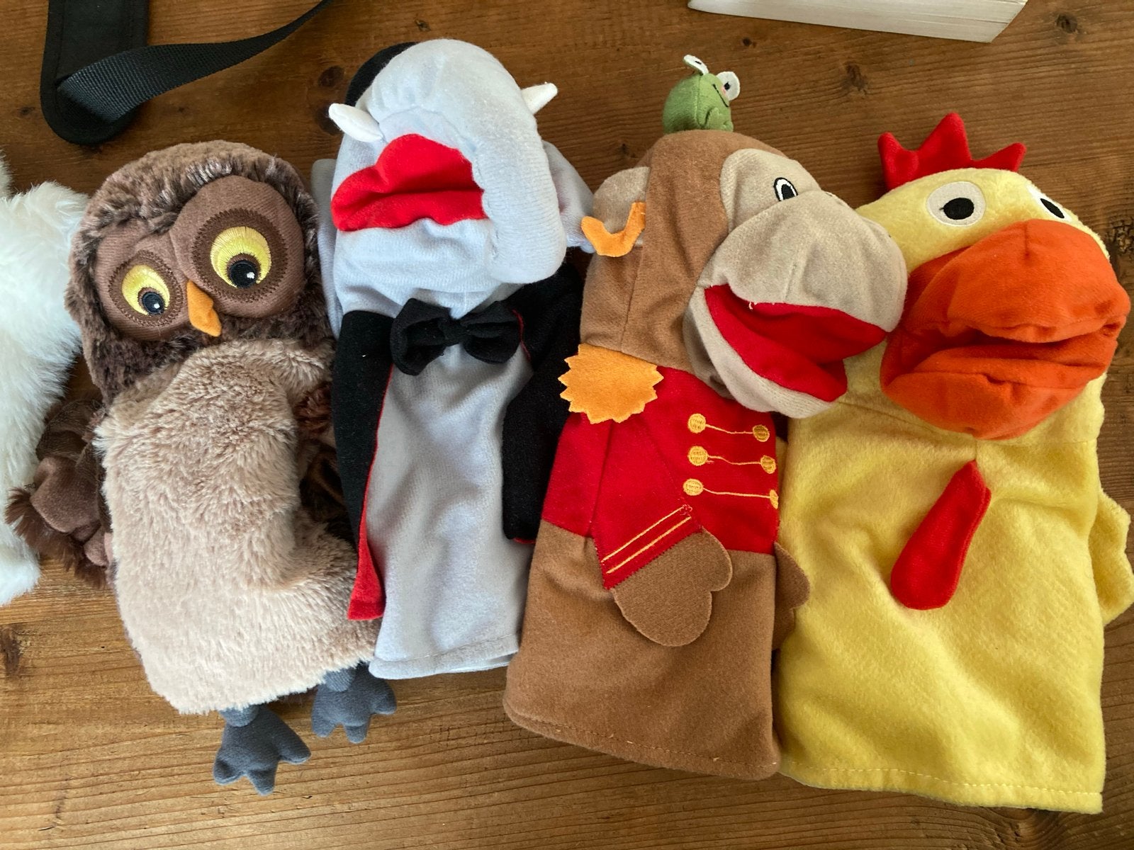 13 Poppenkastpoppen, 4 Vingerpoppetjes en Verhalen, Kinderen en Baby's, Ophalen of Verzenden, Gebruikt, Overige typen