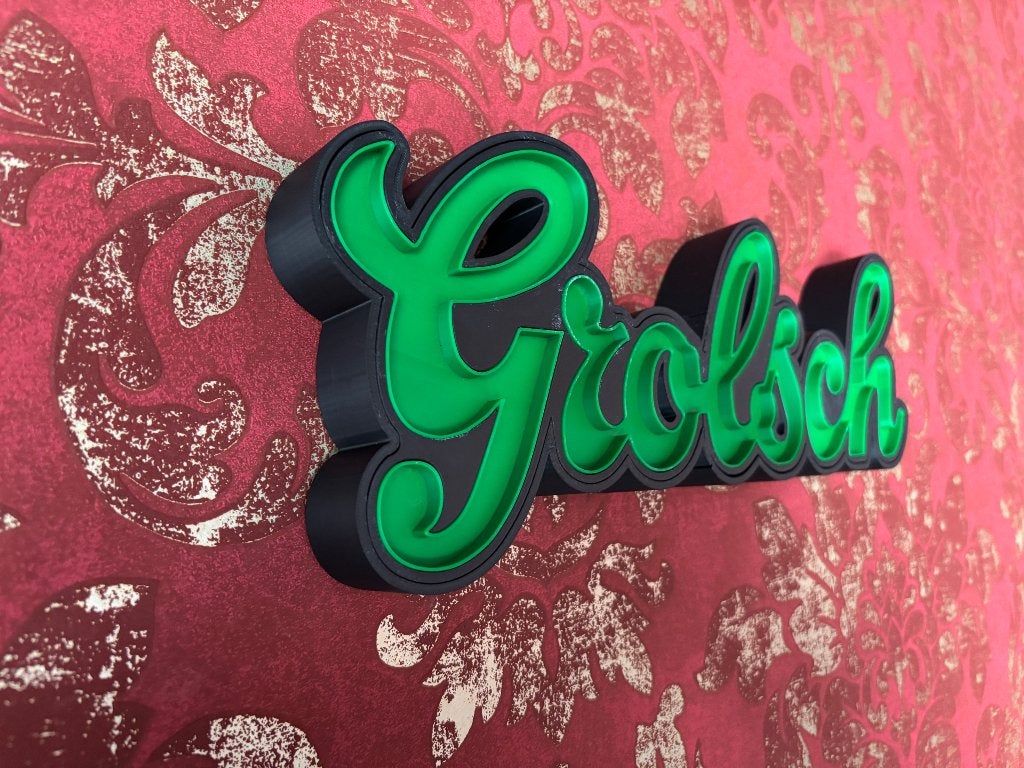 Grolsch wandlamp, Ophalen of Verzenden, Nieuw, Lichtbak of (neon) lamp