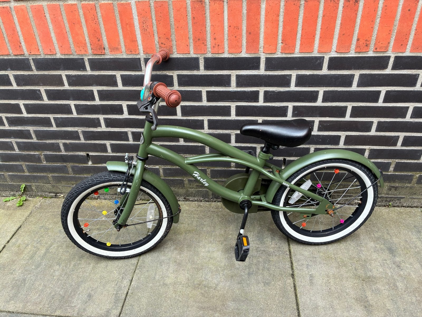 16 inch jongensfiets - prima staat, ander stuur, Ophalen, Gebruikt, 16 tot 20 inch