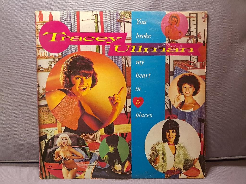 lp. tracey ullman. you broke my heart in 17 places. ex+, Cd's en Dvd's, Vinyl | Pop, Ophalen of Verzenden, Gebruikt, 12 inch