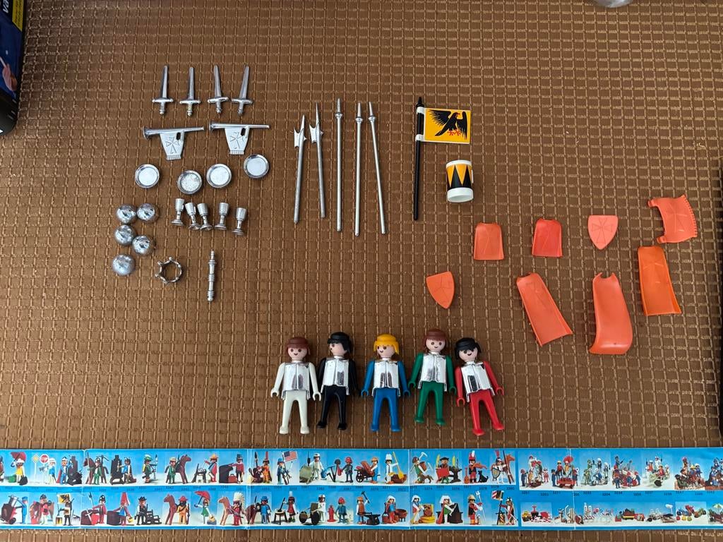 Playmobil 3261 Vintage Middeleeuwse Ridders Klicky Set, Ophalen of Verzenden, Zo goed als nieuw, Complete set