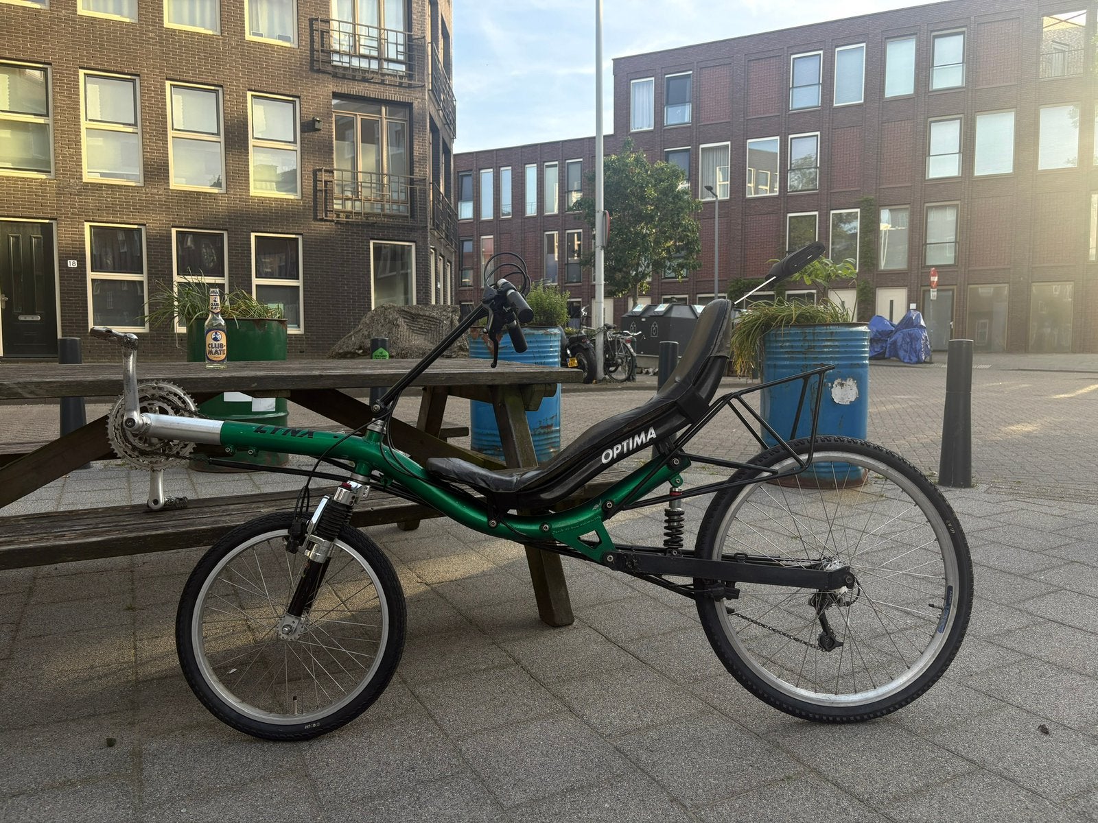 Optima lynx ligfiets, Fietsen en Brommers, Fietsen | Ligfietsen, Ophalen, Gebruikt, Bovenstuur, Overige merken