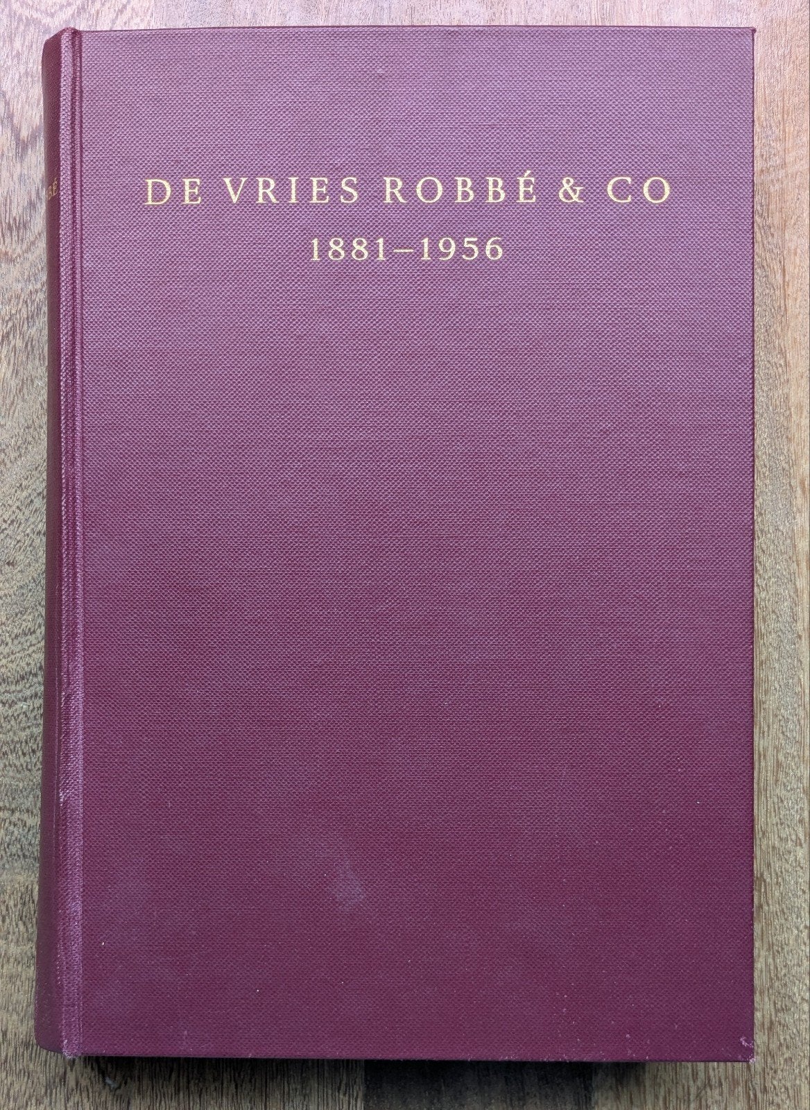 De Vries Robbé & Co 1881-1956 Gedenkboek Techniek, Boeken, Techniek, Ophalen of Verzenden, Werktuigbouwkunde, Onbekend, Gelezen