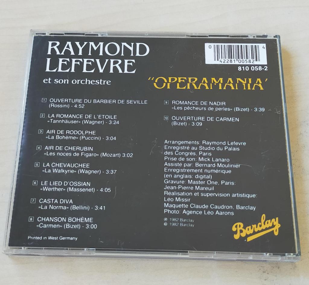 Raymond Lefevre - Operamania CD 1982/198?, Ophalen of Verzenden, Gebruikt