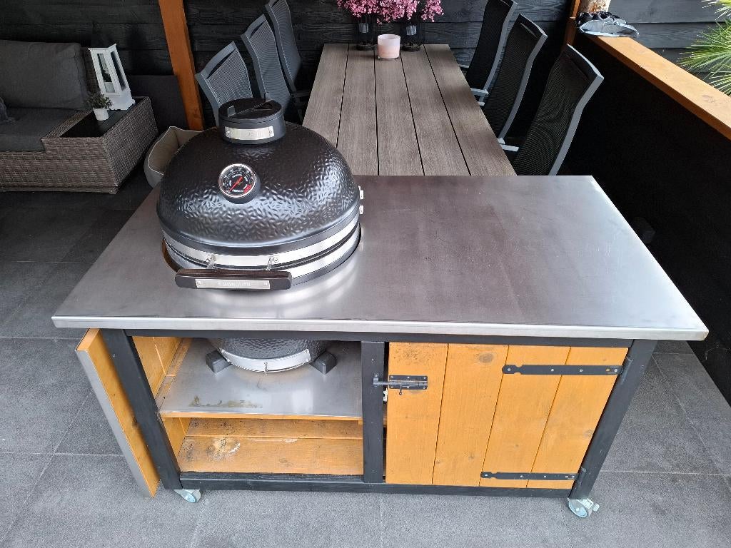 RVS werkblad voor bbq meubel, Ophalen, Nieuw, Gas